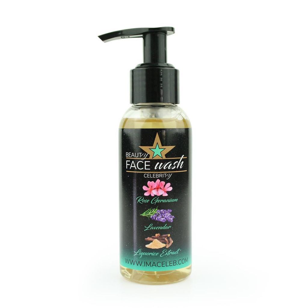 Beauty Celebrity Face Wash with Rose Geranium, Lavender and Liquorice Extract